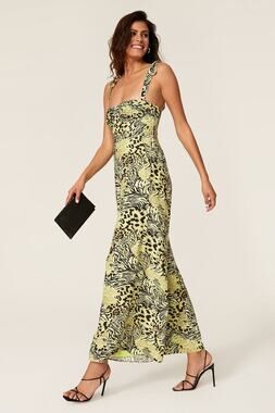 Fame and Partners Suraya Safari Citrus Jumpsuit US 6